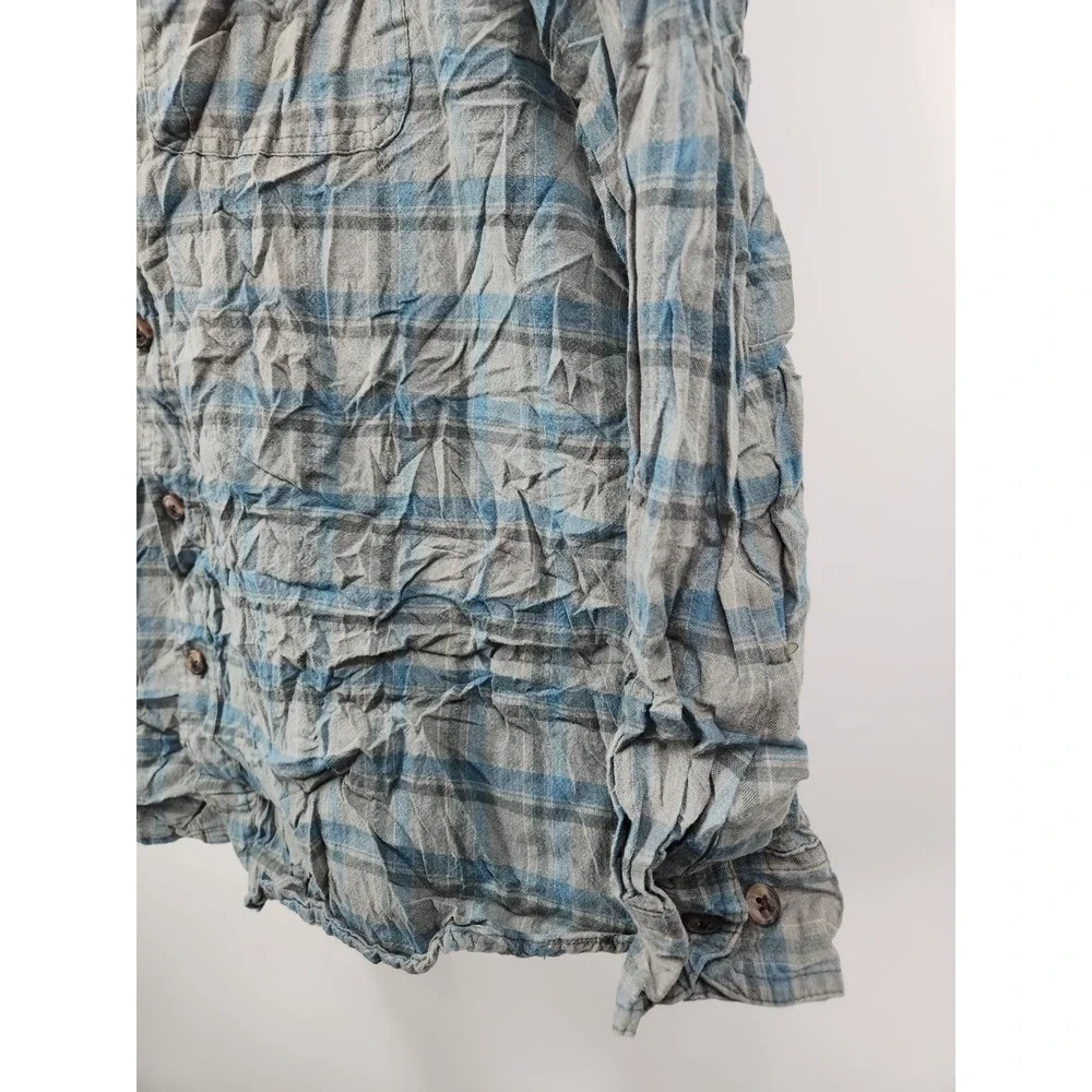 Canyon Outfitters Mens Plaid Long Sleeve Button Up Shirt Cotton Casual XL - Picture 5 of 6